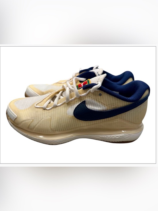 Nike Shoes - Nike Court Air Zoom Vapor Pro Tennis Shoes White Blue Gum Size 6